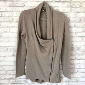 H by Bordeaux Asymmetrical Zip Jacket